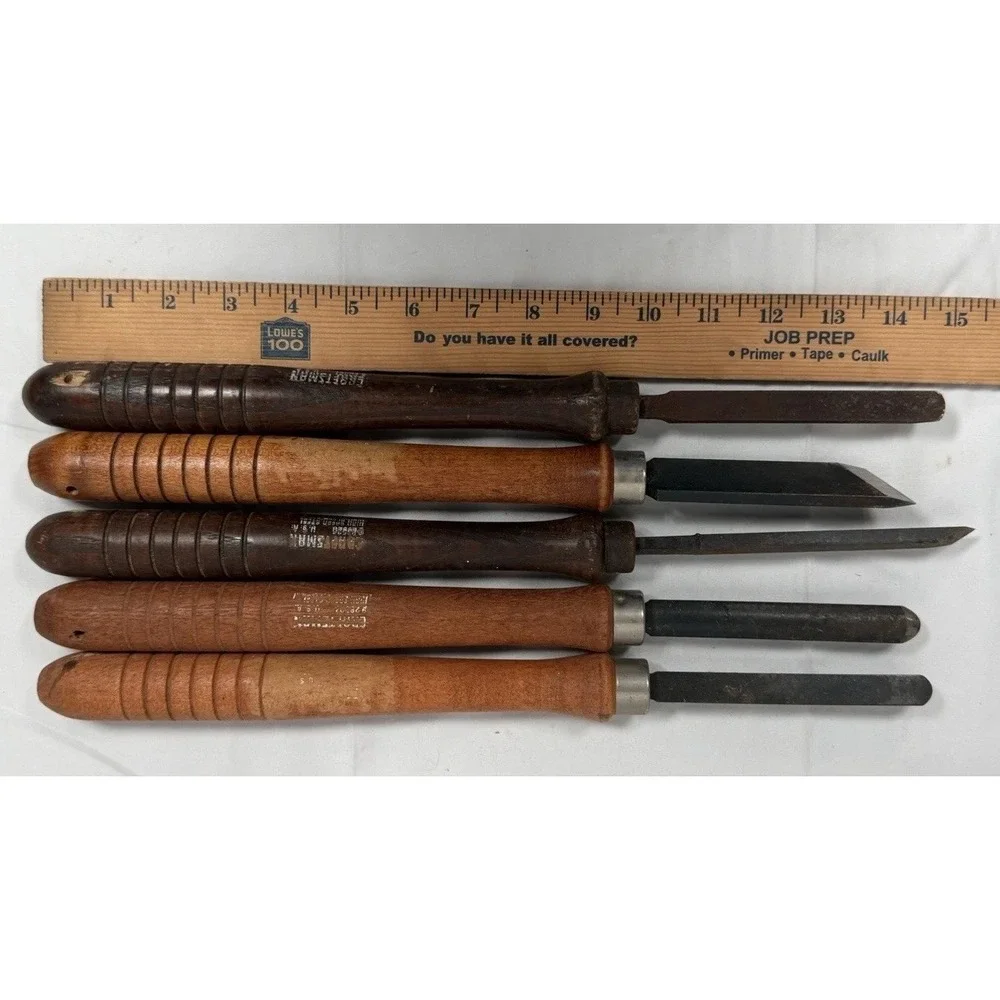 Craftsman Wood Lathe Chisel Set 5pc Professional USA
